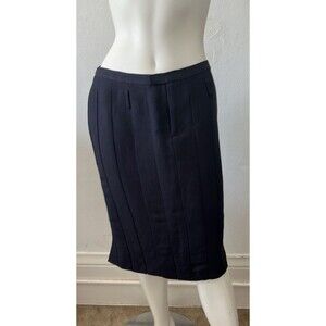 Undercover Jun Takashi Womens Pencil skirt  2 navy academic quiet luxury scholar